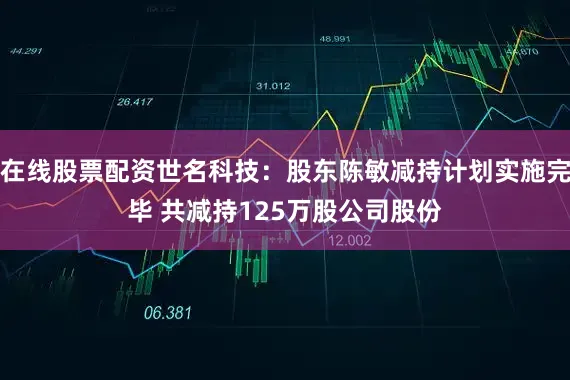 在线股票配资世名科技：股东陈敏减持计划实施完毕 共减持125万股公司股份