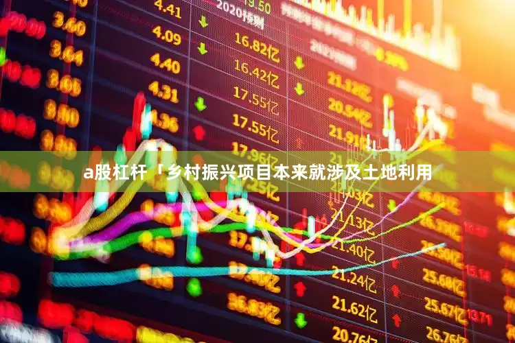 a股杠杆「乡村振兴项目本来就涉及土地利用